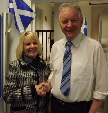 Bill Walker MSP and Kate Stewart