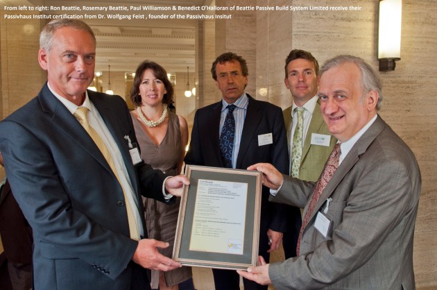 Beattie Passive certification