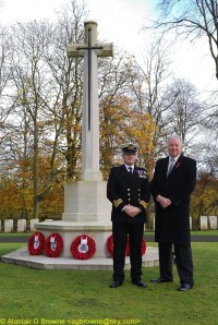 Lt Commander Deputy David Jones and Bill Walker MSP