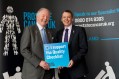 Scottish Parliament. MSPs show their support for Prostate Cancer UK.