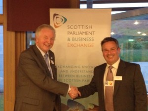 Dunfermline MSP Bill Walker meets the Chief Executive of SPBE, Arthur McIvor