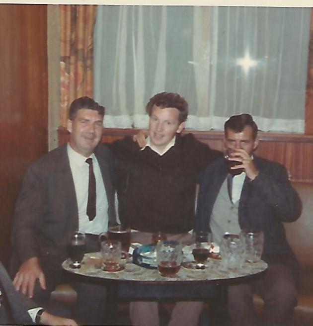 With old pals George Smart and Jack Smith